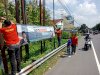 Penertiban Banner Bernuansa Kampanye Pilpres di Sepanjang Jalan Jogja Solo Kecamatan Jogonalan - Prambanan