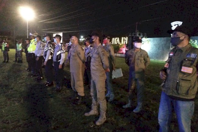 Operasi Yustisi PPKM Mikro di Alun-Alun Klaten