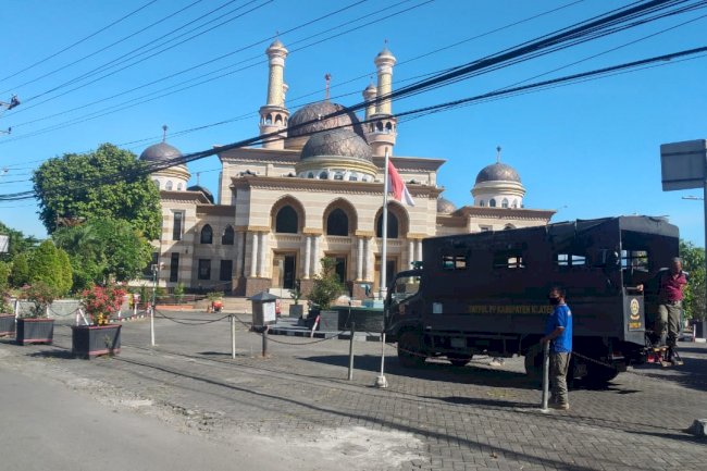 Patroli Wilayah dan Kegiatan Pemantauan PKL di Sekitaran Masjid Al-Aqsha Klaten
