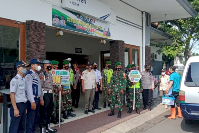 Patroli Pengamanan Ketupat Tahun 2021 di Terminal dan Stasiun Klaten