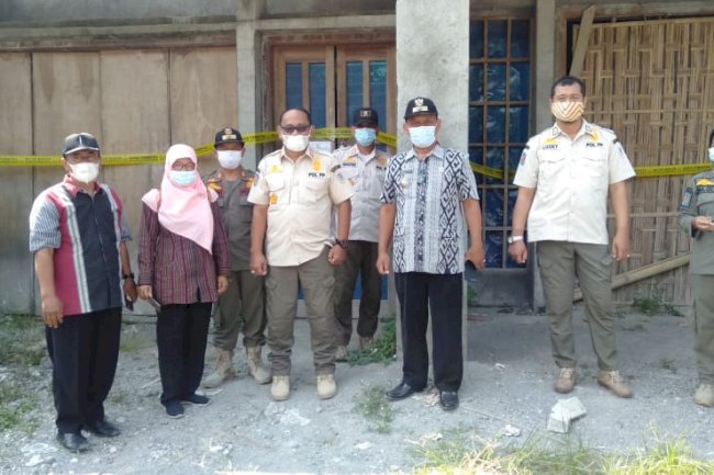 Operasi Penertiban Pembangunan Ruko Tak Berijin di Desa Ngalas Klaten Selatan