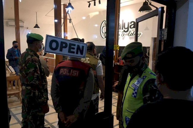 Kegiatan Rutin Operasi Yustisi Penegakan Protokol Kesehatan di Seputaran Kota Klaten