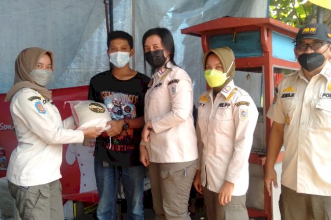 Penyaluran Bantuan Masyarakat Terdampak PPKM Kabupaten Klaten