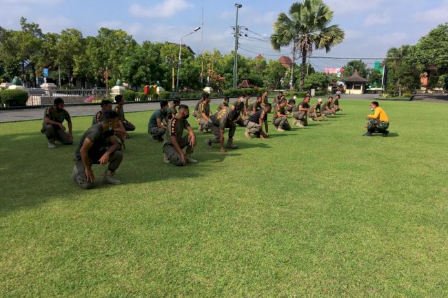 Kegiatan Kesamaptaan Anggota Satpol PP Klaten 