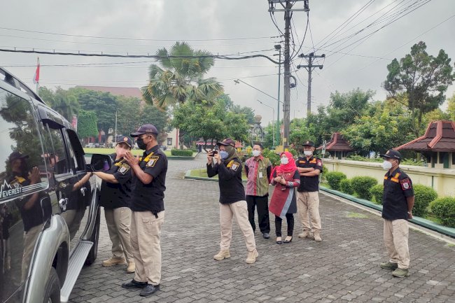 Operasi Penegakan Protokol Kesehatan di Lingkungan Kantor Bupati Klaten