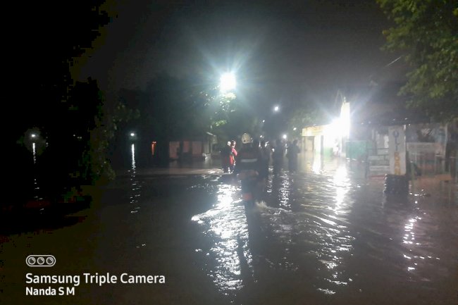 Evakuasi Warga Terdampak Banjir di 3desa di kecamatan Karangdowo dan Juwiring