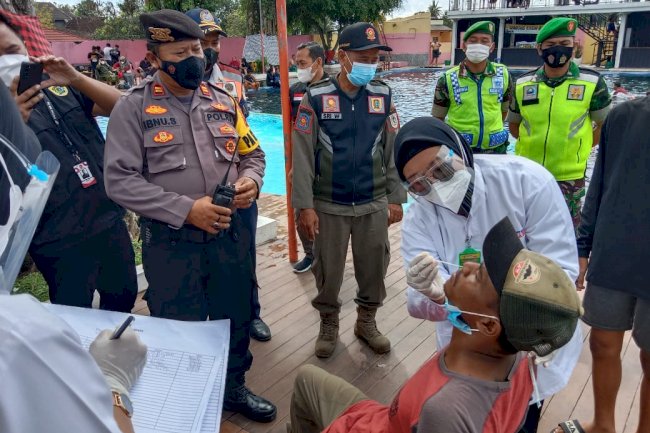 Test Swab Acak di Lokasi Wisata Air Umbul Susuhan dan Umbul Jolotundo