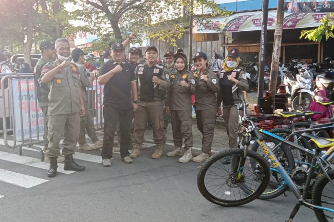 Pengamanan Car Free Day Klaten