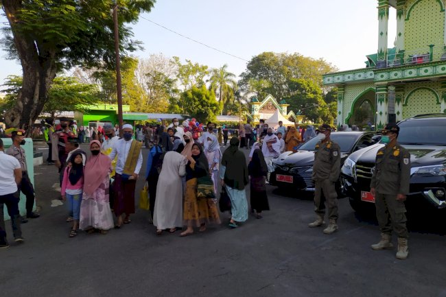 Pengamanan Sholat Ied Idul Adha 2022 di Masjid Raya Klaten
