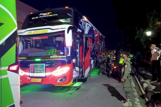 Pengamanan Pemulangan Jamaah Haji Klaten Kloter 13