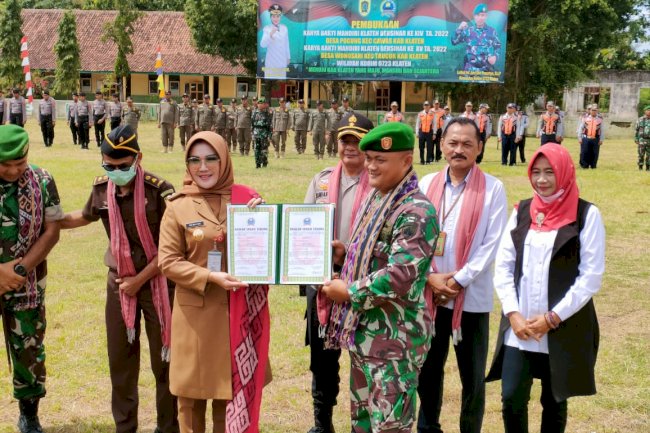 Upacara Karya Mandiri Klaten Bersinar ke 14