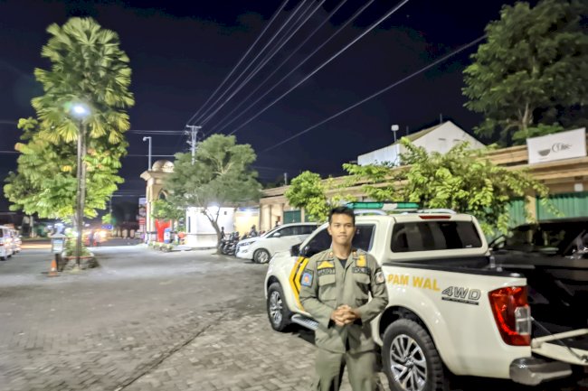 Pengamanan Subuh Berjamaah Bersama Bupati Klaten di Masjid Agung Al Aqsha Klaten