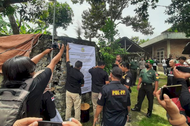 Penutupan Usaha Peternakan Babi Desa Mlese Kecamatan Gantiwarno