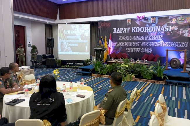 Rakor Sosialisasi Teknis Implementasi Aplikasi Siroleg