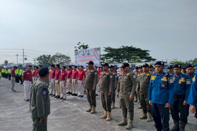 Apel Gelar Pasukan Menyambut Hari Raya Idhul Fitri Tahun 1444 H