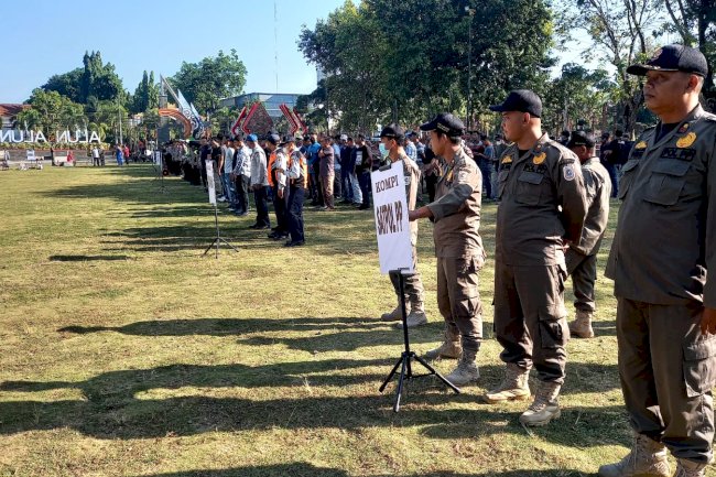 Gladi Simulasi Pengamanan Pilkades Serentak  Gelombang I Tahun 2023