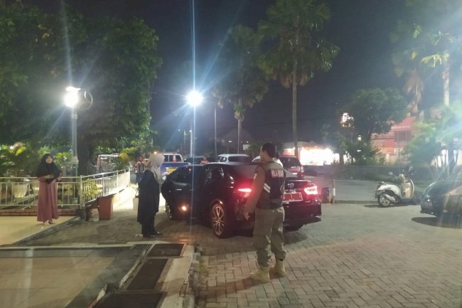 Pengamanan Sholat Subuh Bersama Bupati dan Forkopimda di Masjid Al Aqsha