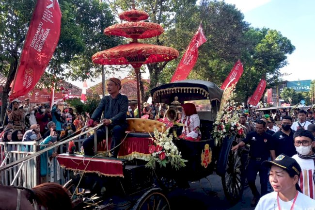 Pengamanan Klaten Lurik Carnival