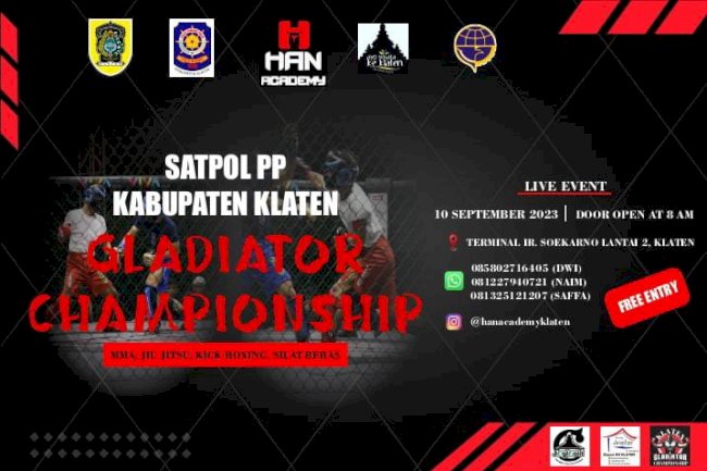 Klaten Gladiator Championship 2023