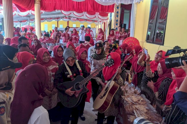 Pengamanan Sambang Warga Desa Bolopleret Kecamatan Juwiring Oleh Bupati Klaten