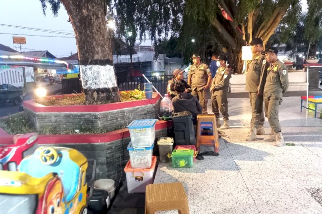 Patroli Pengamanan Taman Gergunung, Taman Lampion dan Alun-Alun Klaten