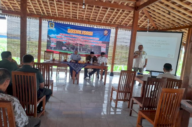 Sosialisasi Penegakan Perda Nomor 27 Tahun 2002 tentang Pelacuran di Wilayah Klaten Selatan Jogonalan dan Prambanan