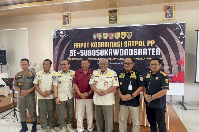 Rakor Satpol PP Tingkat Solo Raya