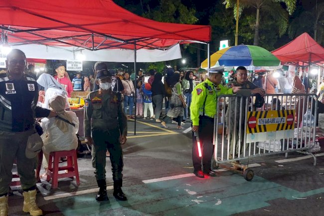 Pengamanan Pentas Musik Malam Tahun Baru di Alun-Alun Klaten