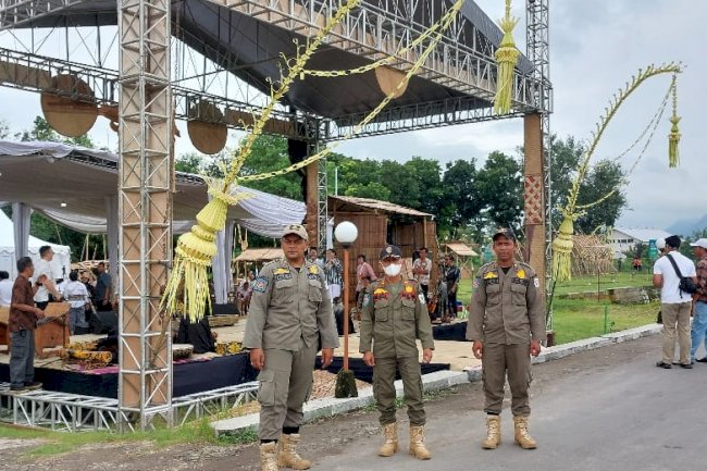 Pengamanan Kunjungan Menteri Pariwisata dan Ekonomi Kreatif di Prambanan Klaten