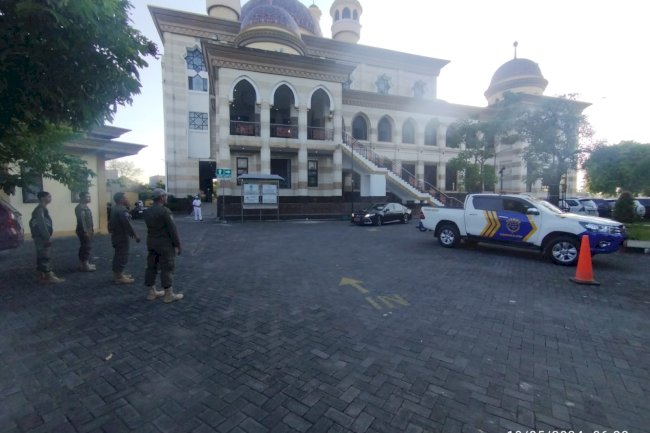 Pengamanan Gerakan Sholat Subuh Berjamaah Bersama Bupati Klaten