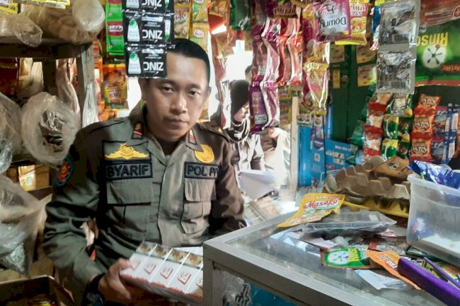 Operasi Pemberantasan Barang Kena Cukai ilegal di Kecamatan Gantiwarno