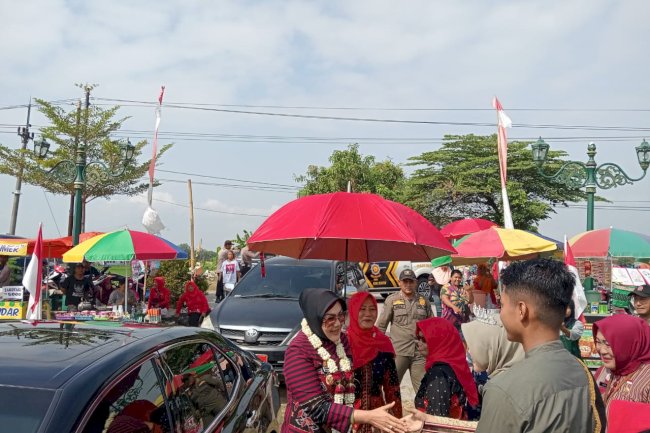 Pengamanan Sambang Warga Oleh Bupati Klaten di Desa Karangwungu Kecamatan Karangdowo