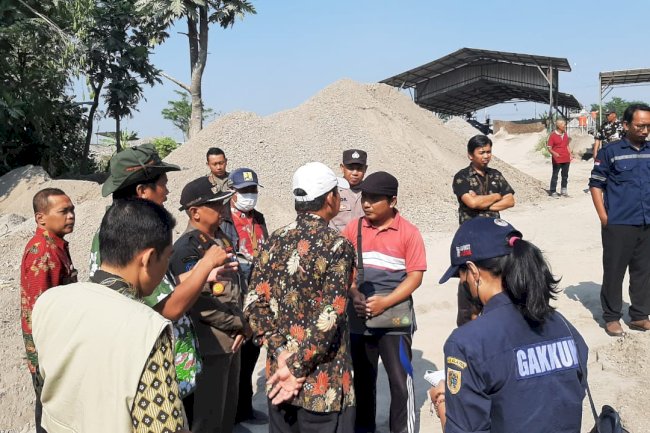 Sidak Usaha Depo Pencucian Pasir di Desa Basin Kecamatan Kebonarum