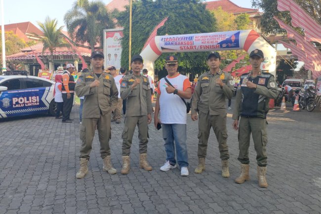 Pengamanan Penyaluran Bantuan Sosial Air Bersih 100 Tangki