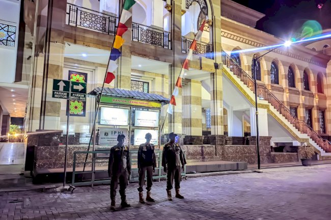 Pengamanan Gerakan Sholat Subuh Bersama Bupati Klaten di Masjid Al-Aqsa