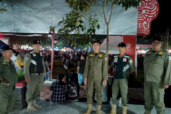 Pengamanan Pentas Musik Dalam Rangka Gempur Rokok Ilegal Tahun 2024