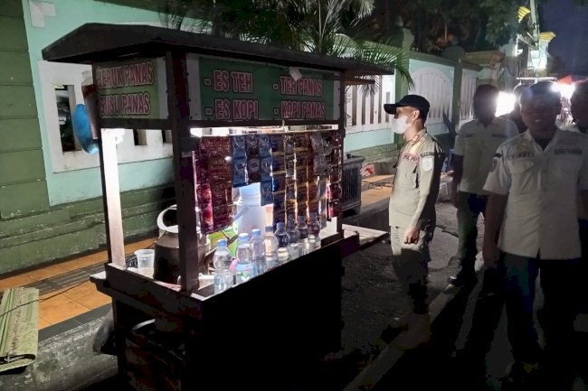 Patroli Penertiban PKL Alun-Alun Kota