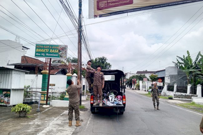 Patroli Penertiban Reklame dan PKL 