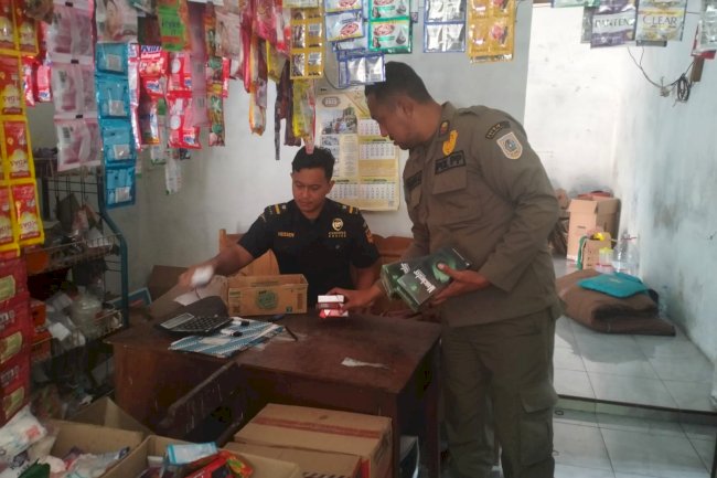 Satpol PP Klaten Gelar Operasi Bersama Pemberantasan Rokok Ilegal di Dua Kecamatan