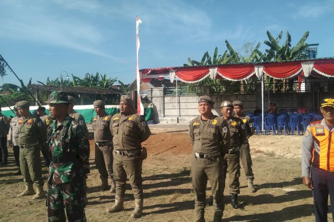 Upacara Pembukaan Karya Bhakti Mandiri Klaten Bersinar (KBMKB) Tahun 2025 di Desa Ketitang, Juwiring