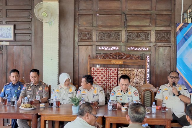 Satpol PP se-Soloraya Gelar Rakor di Klaten Bahas Kerja Sama Trantibumtranmas