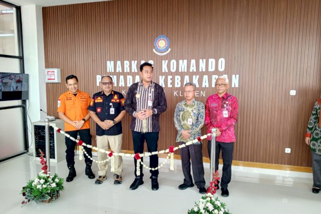 Perkuat Layanan Darurat, Bupati Klaten Resmikan Kantor Damkar Klaten