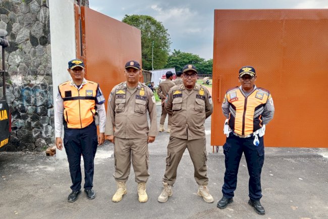 Pengamanan Pertandingan Liga 4 PSIK Klaten di Stadion Trikoyo Berjalan Kondusif