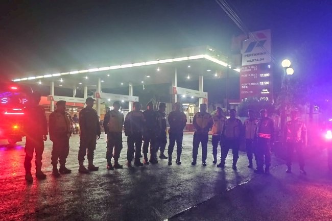 Patroli Gabungan Imlek, Satpol PP Klaten Pastikan Lalu Lintas Lancar dan Situasi Kondusif