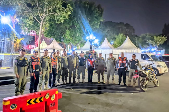 Konser Rakyat Berintegritas Berlangsung Aman, Satpol PP dan Damkar Klaten Laksanakan Pengamanan Terpadu