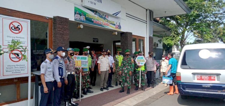 Patroli Pengamanan Ketupat Tahun 2021 di Terminal dan Stasiun Klaten