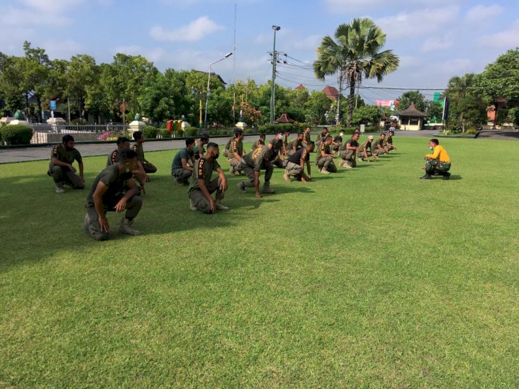 Kegiatan Kesamaptaan Anggota Satpol PP Klaten 