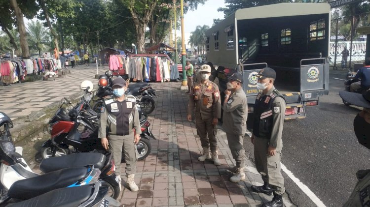 Penertiban Pedagang Kaki Lima di Alun-Alun Klaten