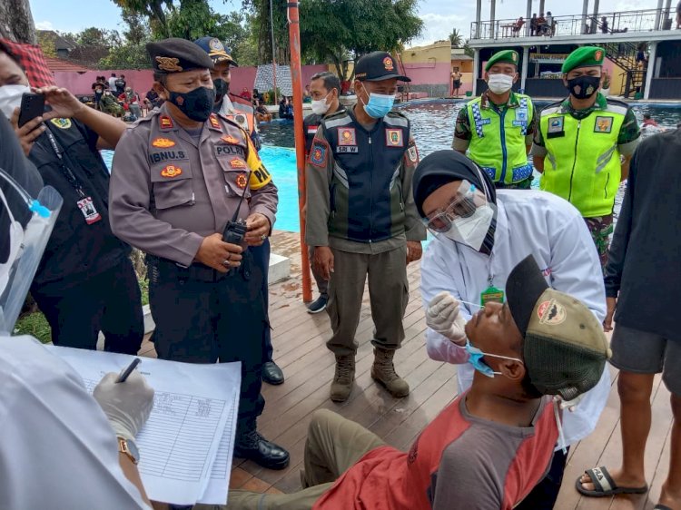 Test Swab Acak di Lokasi Wisata Air Umbul Susuhan dan Umbul Jolotundo