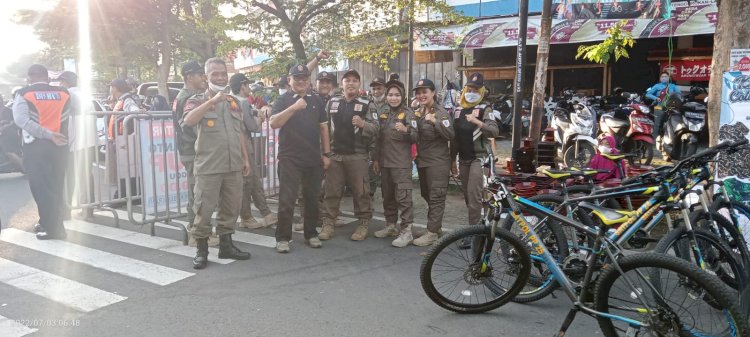 Pengamanan Car Free Day Klaten